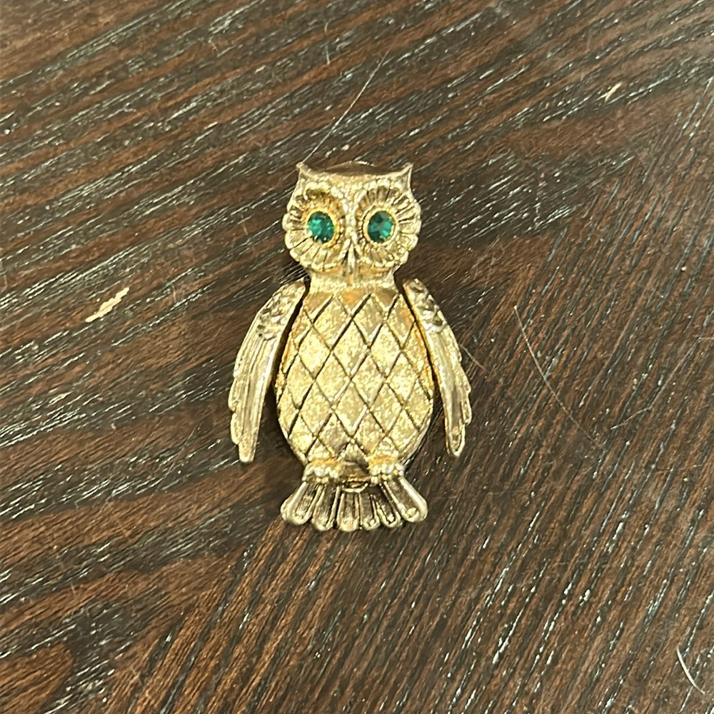 Vanda owl brooch